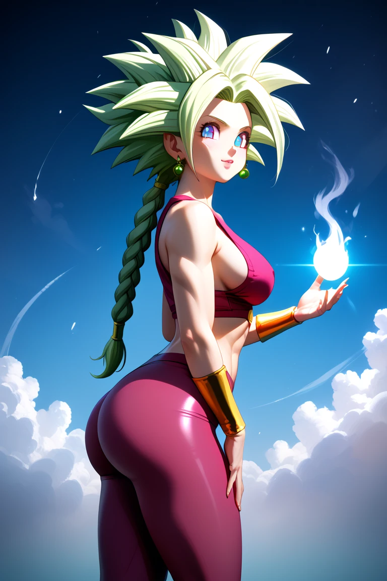 Prince Vegeta in sexy woman version, dragon ball Anime, semidesnuda, cuerpo muy delgado, skinny body, small and beautiful breasts, small and beautiful buttocks, cola saiyajin, abdomen tonificado, guerrera saiyajin, armadura azul, blanco y dorado, guantes blancos, brazaletes dorados, botas blancas adornadas, classic ancient sexy saiyan armor, provocativa, perversa, obsena, cabello radiante, en el fondo se observan planetas destruidos, espacio, poderosa, light particles, light energy, Energy ball, energy aura, intricate details, vibrant colors, dramatic lighting, cinematic composition, photorealistic, award winning illustration, masterpiece