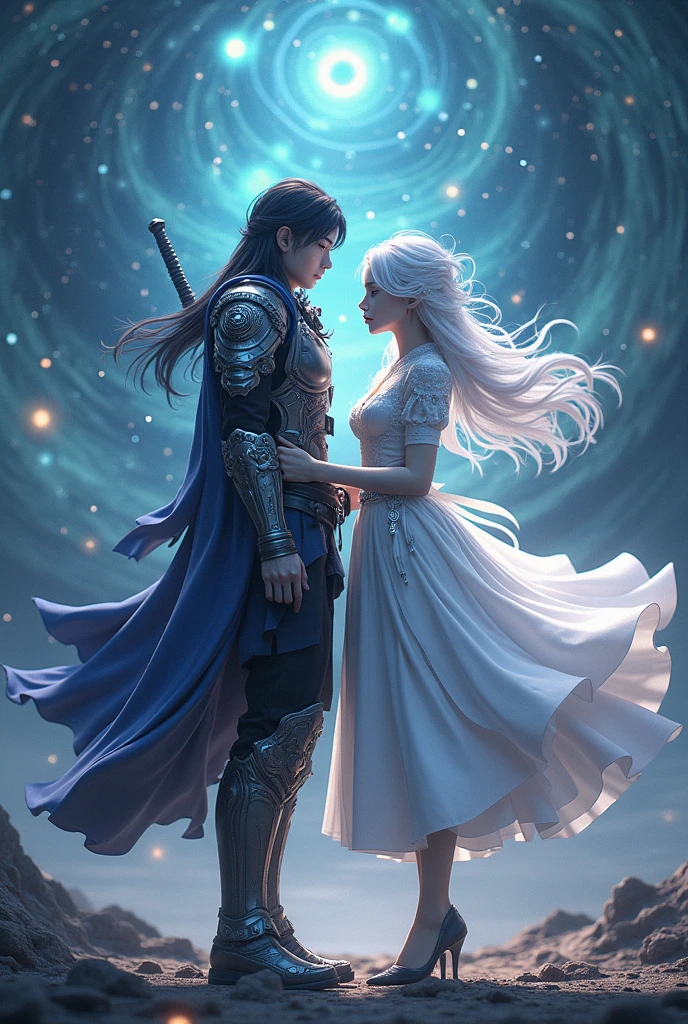 Lunafreya and Vergil Sparda