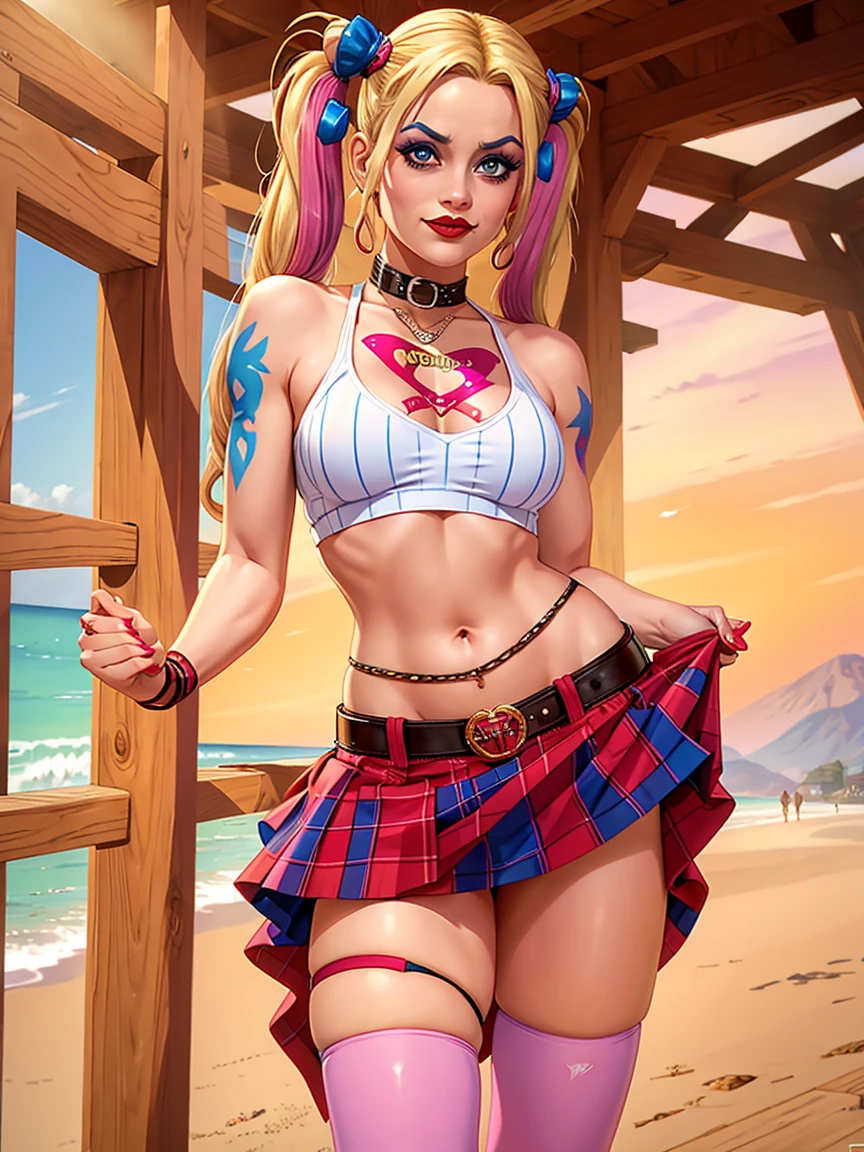 bimbo, 20 years old, platform boots, perfect fake boobs, round fake breasts, sunglasses, latex, choker, baseball cap, NSFW, bbc, blacked, interracial sex,
