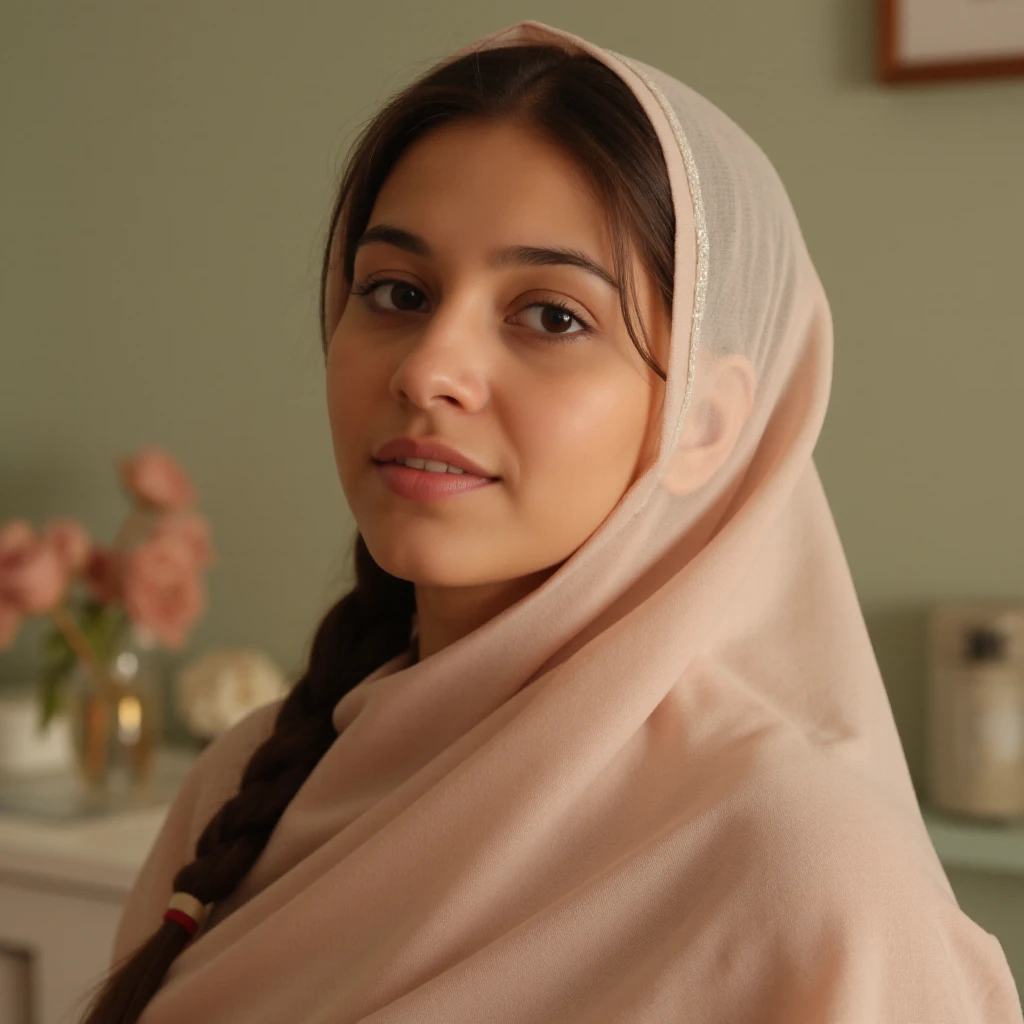 A beautiful, innocent, young muslim women. Dupatta