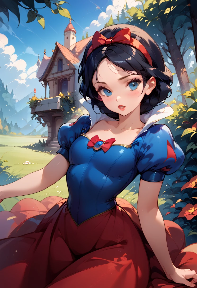 masterpiece, high definition , top quality,8k
(Snow White)
