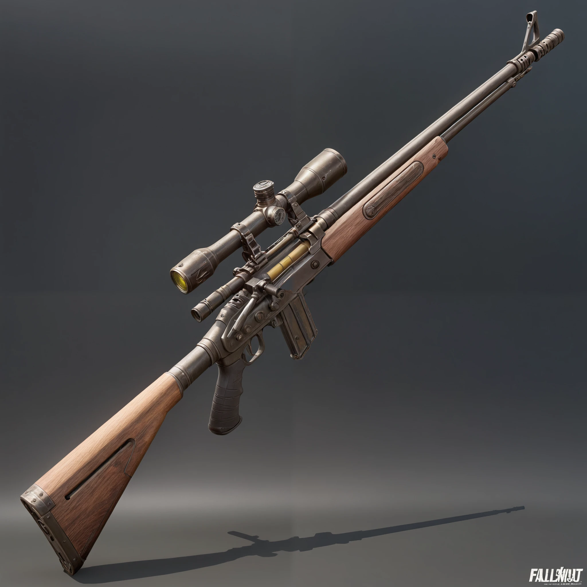 A Fallout—style rifle 