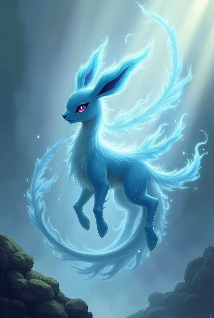 masterpiece,best quality,realistic,no_humans,carbuncle \(final fantasy\),furry,abstract background,ruby,gem,floating,energy swirling,<lora:Carbuncle_NF_V1:1>,
