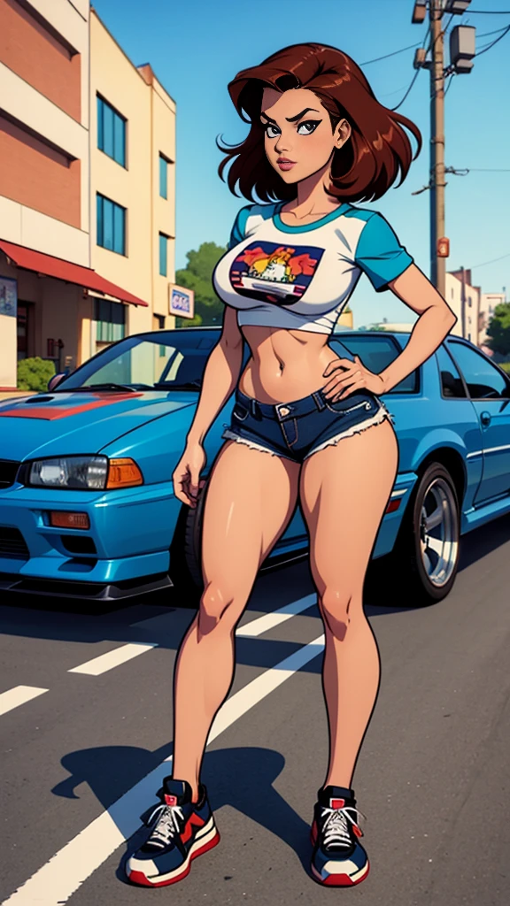 big tits, perfect body, perfect , perfect face, perfect fingers, very short skirt, friendly expression, gorgeous face, slutty,  knee high boots, zelda, princess zelda, croptop, bare midriff, white skirt, white clothes, wet clothes, hard nipples
