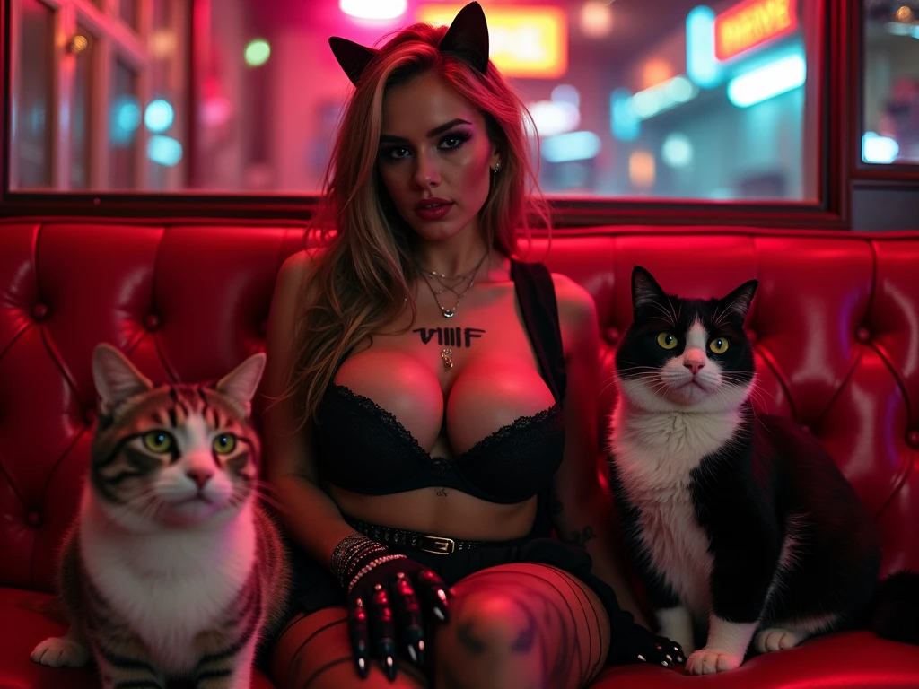 (((Multiple 2:two sexy Hijab women lesbians in posing on a bed))) (((HIJAB:HIJAB:1.5 Malaysian girls group))) (((wearing a Sexy belt design by LV))), Perfect skin face, The whole body consists of a young girl with hijab, Eye makeup, 21yo, (((Cat ears,Cat's paw badge, wearing an anal fox tails))), Soft lighting, groups, Wear shabby clothes, Dirty, Tattered futuristic military uniform, Pose, spot color, rendering by octane, Ultra-realistic intricate details, Cinematic, 8K resolution, emphasis lightings, (((Huge breast:1.5)))(((FULL BODY NAKED & NUDE))) Setting background: Luxury apartments Basquiat graffiti wall background,Graffiti artist, The bedroom has windows. Through the bedroom's windows the colorful, very detailed, and beautifully complex cyberpunk cityscape is visible. The image should be dynamic and compelling and realistic. (((masterpiece))), (((best quality))), ((ultra-detailed)),(highly detailed CG illustration). Art by Mschiffer (((Setting: a woman full Naked and nude))) (((Sexy smile as prostitute porn star))), (((Full body model pose))) (((Red lips))) (((only: pubic hair is hairy:1.3))) bride very fit physique (38D breast:1.3) , (((Woman with hijab style, hijab prostitute)), (lace stockings), (((Wearing: diamond necklace and earrings))). RAW photo, full sharp, detailed face (high detailed skin:1.2), 8k uhd (extremely beautiful face, sexy lips, beautiful red lips, Clear eyes, beautiful eyes), (big green eyes), pretty girl, face forward, intricate detail face, ((ultra detailed skin)) (skin texture, film grain), Detailed beautiful face, natural tpose, natural facial expression, (((Straight breasts))), Surreal full-body figure, Beautiful and delicate body and face, gorgeous figure, ssmile, Titillating,Surreal full-body figure,Beautiful and detailed body and face, Super vista, White skin of the, vivd colour,🔥8k, masterpiece, RAW photo, best quality, (18k detail:1.2), photorealistic, extremely, deep shadow, earrings, bracelets, necklace,
