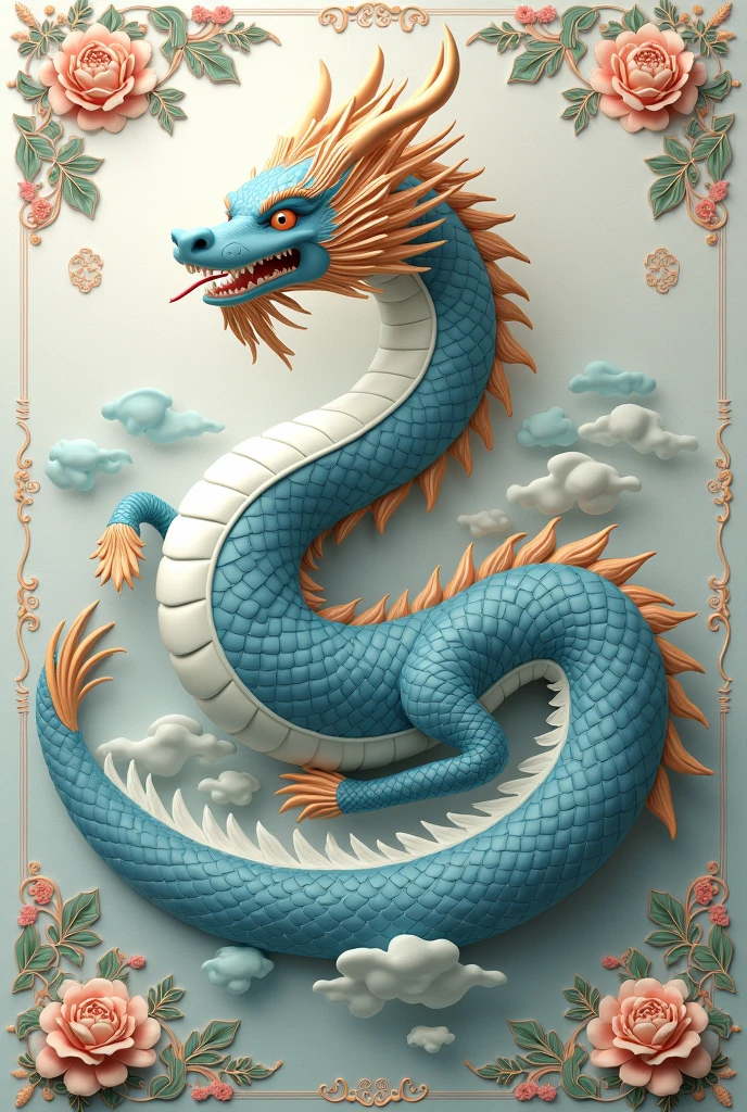 A large Asian dragon in the middle, not anime style, There is no one else in the picture besides him, just a written text "UNCERTAIN FATE" what is the name of the story, because this image is for a book cover