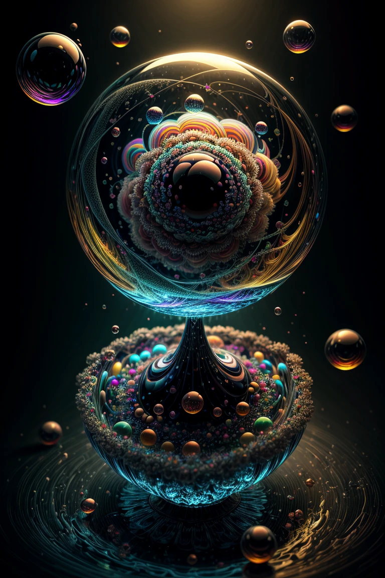 An amazing image of light emerging from colors in a psychedelic dream, shimmering glass morphing out of colors, bright neon and fluorescent colors,very bright, vibrant colors, perfectly formed and symmetrical reflective bubbles and spheres, attention to detail with these beautiful bubbles and spheres, Extreme  Hallucinations in a gorgeous piece of  psychedelic digital artwork, Stunning, pixel art, tripped out colors, 4d mandelbulb psychedelics, glass like psychedelic landscape, intricate rainbow environment, psychedelic underwater brightness and glow with neon colors, glowing colors twist inside of translucent glass spheres and bubbles with light and color reflecting off of both in bright fluorescent colors, psychedelic trip, fluorescent and neon aesthetic, psychedelic vibrant colors, bright psychedelic paint splattered backgrounds,swirling spirals and vortex, bright vibrant colors popping out from 3d glass spheres, Rotational Symmetry, Pixel Assets, Portrait photography, Surrealism, Photorealistic, Hyperdetailed, Glass Morphism, Digital Art, Sparkle, Optical Illusion, Glowing Light, Reflective Light, Overexposure, Backlighting, Depth Of Field, Spheres and bubbles show perfect Symmetry, UHD, High Details, High Quality, Super Detailed, Full Focus, Awe inspiring, Shockingly unique wallpaper art, Breathtaking, Indescribably Beautiful, Heaven sent images, Best Quality, Award Winning, Masterpiecea psychedelic digital art,ultra-detailed vibrant fluorescent neon colors,intricate rainbow glass-like environment,shimmering glass bubbles morphing out of swirling colors,glowing light and reflection,4d mandelbulb psychedelic landscape,bright overexposed backlighting with depth of field,award winning masterpiece,pixel art,portrait photography,photorealistic,hyperdetailed,glass morphism,sparkle,optical illusion,rotational symmetry,best quality,8k,ultra-fine detailsA close up of beautiful bubbles floating on top of each other, LSD, DMT imagery. octane render, psychedelic droplets 