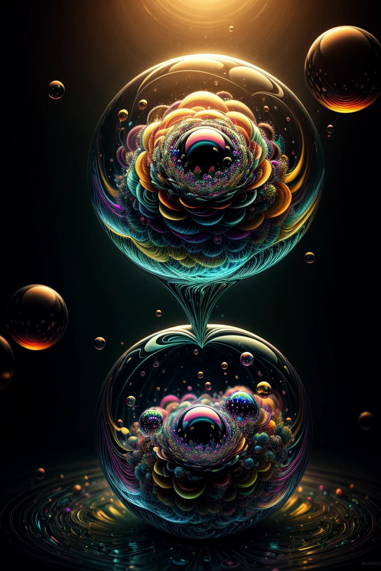 An amazing image of light emerging from colors in a psychedelic dream, shimmering glass morphing out of colors, bright neon and fluorescent colors,very bright, vibrant colors, perfectly formed and symmetrical reflective bubbles and spheres, attention to detail with these beautiful bubbles and spheres, Extreme  Hallucinations in a gorgeous piece of  psychedelic digital artwork, Stunning, pixel art, tripped out colors, 4d mandelbulb psychedelics, glass like psychedelic landscape, intricate rainbow environment, psychedelic underwater brightness and glow with neon colors, glowing colors twist inside of translucent glass spheres and bubbles with light and color reflecting off of both in bright fluorescent colors, psychedelic trip, fluorescent and neon aesthetic, psychedelic vibrant colors, bright psychedelic paint splattered backgrounds,swirling spirals and vortex, bright vibrant colors popping out from 3d glass spheres, Rotational Symmetry, Pixel Assets, Portrait photography, Surrealism, Photorealistic, Hyperdetailed, Glass Morphism, Digital Art, Sparkle, Optical Illusion, Glowing Light, Reflective Light, Overexposure, Backlighting, Depth Of Field, Spheres and bubbles show perfect Symmetry, UHD, High Details, High Quality, Super Detailed, Full Focus, Awe inspiring, Shockingly unique wallpaper art, Breathtaking, Indescribably Beautiful, Heaven sent images, Best Quality, Award Winning, Masterpiecea psychedelic digital art,ultra-detailed vibrant fluorescent neon colors,intricate rainbow glass-like environment,shimmering glass bubbles morphing out of swirling colors,glowing light and reflection,4d mandelbulb psychedelic landscape,bright overexposed backlighting with depth of field,award winning masterpiece,pixel art,portrait photography,photorealistic,hyperdetailed,glass morphism,sparkle,optical illusion,rotational symmetry,best quality,8k,ultra-fine detailsA close up of beautiful bubbles floating on top of each other, LSD, DMT imagery. octane render, psychedelic droplets 