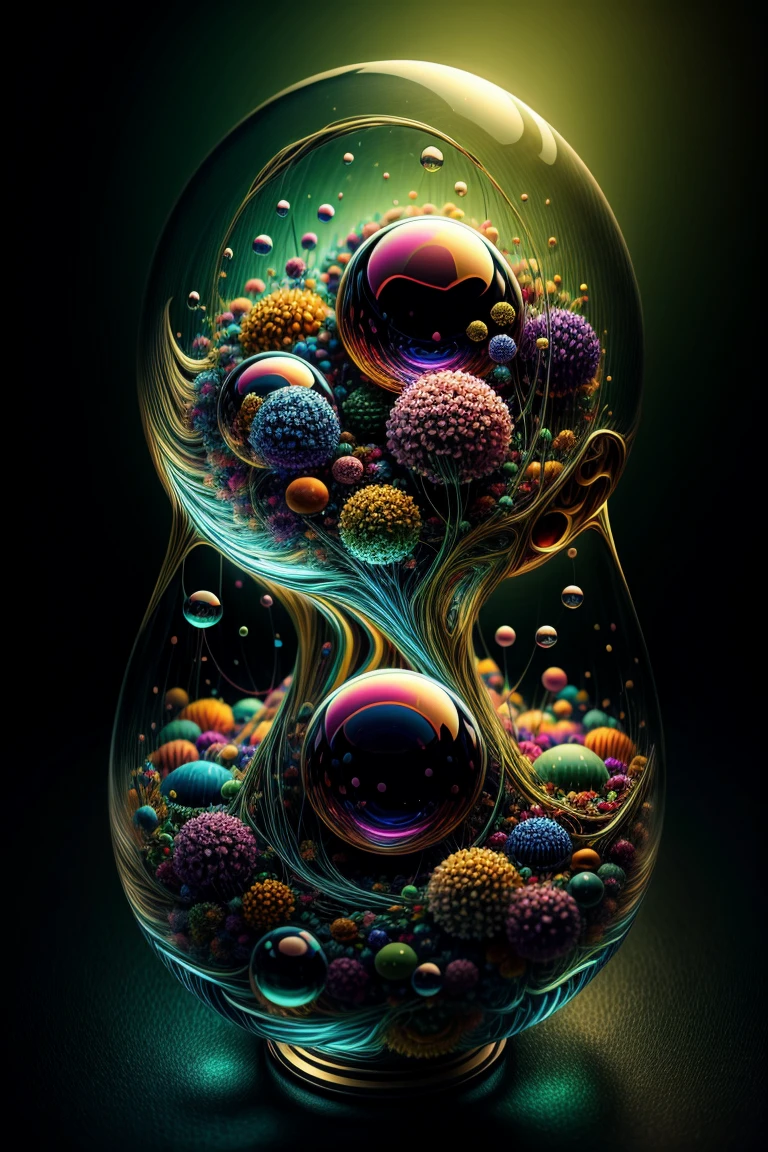 An amazing image of light emerging from colors in a psychedelic dream, shimmering glass morphing out of colors, bright neon and fluorescent colors,very bright, vibrant colors, perfectly formed and symmetrical reflective bubbles and spheres, attention to detail with these beautiful bubbles and spheres, Extreme  Hallucinations in a gorgeous piece of  psychedelic digital artwork, Stunning, pixel art, tripped out colors, 4d mandelbulb psychedelics, glass like psychedelic landscape, intricate rainbow environment, psychedelic underwater brightness and glow with neon colors, glowing colors twist inside of translucent glass spheres and bubbles with light and color reflecting off of both in bright fluorescent colors, psychedelic trip, fluorescent and neon aesthetic, psychedelic vibrant colors, bright psychedelic paint splattered backgrounds,swirling spirals and vortex, bright vibrant colors popping out from 3d glass spheres, Rotational Symmetry, Pixel Assets, Portrait photography, Surrealism, Photorealistic, Hyperdetailed, Glass Morphism, Digital Art, Sparkle, Optical Illusion, Glowing Light, Reflective Light, Overexposure, Backlighting, Depth Of Field, Spheres and bubbles show perfect Symmetry, UHD, High Details, High Quality, Super Detailed, Full Focus, Awe inspiring, Shockingly unique wallpaper art, Breathtaking, Indescribably Beautiful, Heaven sent images, Best Quality, Award Winning, Masterpiecea psychedelic digital art,ultra-detailed vibrant fluorescent neon colors,intricate rainbow glass-like environment,shimmering glass bubbles morphing out of swirling colors,glowing light and reflection,4d mandelbulb psychedelic landscape,bright overexposed backlighting with depth of field,award winning masterpiece,pixel art,portrait photography,photorealistic,hyperdetailed,glass morphism,sparkle,optical illusion,rotational symmetry,best quality,8k,ultra-fine detailsA close up of beautiful bubbles floating on top of each other, LSD, DMT imagery. octane render, psychedelic droplets 