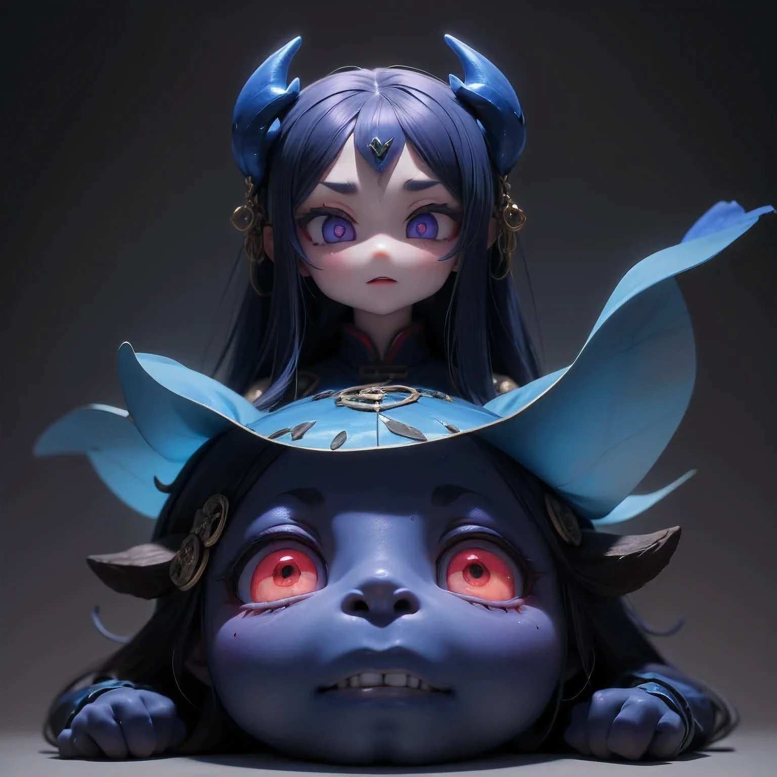 (masterpiece quality), 1girl, ((marinette)), (((Garterbelt))), ((wearing the garterbelt)), Marinette, blue hair, two short pigtails, blue eye, nude, lascivious expression, ((dakimakura)), full body view