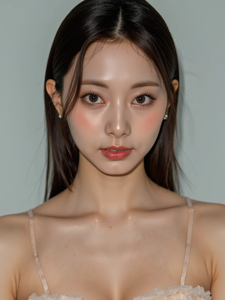 tzuyu, 19 years old
 naked, (8k, RAW photo, photorealistic:1.1), detailed face, full body,  focus boobs