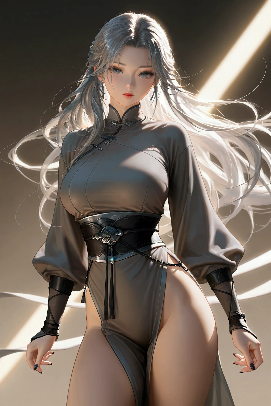 Solo, anime girl, full body, young adult body, medium chest, Hyperdetailed school background, School, Detailed medium white hair braid, hair braid, Cat ears, beautiful, Detailed eyes, blue eyes, Side view, torso shot from waist, Thick lineart, Anxious, Hyperdetailed natural light, detailed reflection light, volumetric lighting maximalist photo illustration 64k, resolution high res intricately detailed complex, key visual, precise lineart, vibrant, panoramic, cinematic, masterfully crafted, 64k resolution, beautiful, stunning, ultra detailed, expressive, hypermaximalist, colorful, rich deep color, vintage show promotional poster, glamour, anime art, fantasy art, brush strokes, , 16k, UHD, HDR, (Masterpiece:1. 5), Absurdres, (best quality:1. 5), Anime style photo, Manga style, Digital art, glow effects, Hand drawn, render, octane render, cinema 4d, blender, dark, atmospheric 4k ultra detailed, cinematic sensual, Sharp focus, hyperrealistic, big depth of field, Masterpiece, colors, 3d octane render, concept art, trending on artstation, hyperrealistic, Vivid colors, , modelshoot style, (extremely detailed CG unity 8k wallpaper), professional majestic oil painting by Ed Blinkey, Atey Ghailan, Studio Ghibli, by Jeremy Mann, Greg Manchess, Antonio Moro, trending on ArtStation, trending on CGSociety, Intricate, High Detail, Sharp focus, dramatic, photorealistic painting art by midjourney and greg rutkowski Model: Lyriel v1. 5