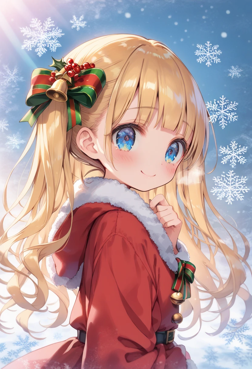 score_9, score_8_up, score_7_up, score_6_up, score_5_up, score_4_up, masterpiece, best quality, source_anime,
alone,cute 1girl,(loli:1.4),blonde hair,straight long hair,blunt bangs,blue eyes,blush, smile,pastel hues,blurred edges,nostalgic mood,(dappled sunlight:1.2),blurry,(depth of field:1.1),blue sky,arched back、 、Look down and smile 、
1 cute girl, seduction, beautiful nature background,
gravure,(seductive pose:0.9),(ecstasy:0.9),embarrassing,blush, 1 girl, smile, enjoy, with ribbon, break, Christmas costume,white breath, winter, winter cold sky,Christmas festival,whole body, (bottomless:1.7),no panties,miniskirt