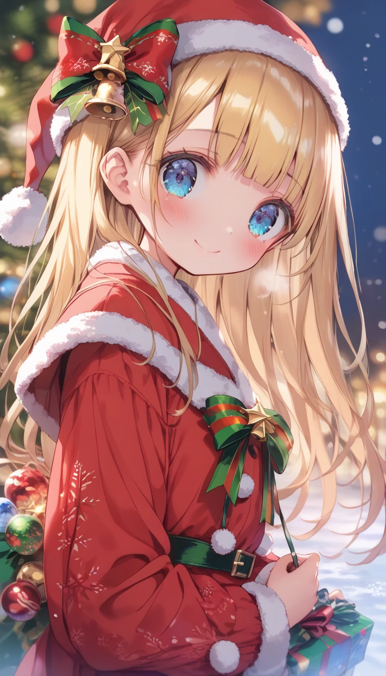 score_9, score_8_up, score_7_up, score_6_up, score_5_up, score_4_up, masterpiece, best quality, source_anime,
alone,cute 1girl,(li:1.4),blonde hair,straight long hair,blunt bangs,blue eyes,blush, smile,pastel hues,blurred edges,nostalgic mood,(dappled sunlight:1.2),blurry,(depth of field:1.1),blue sky,arched back、 、Look down and smile 、
1 cute girl, seduction, beautiful nature background,
gravure,(seductive pose:0.9),(ecstasy:0.9),embarrassing,blush, 1 girl, smile, enjoy, with ribbon, break, Christmas costume,white breath, winter, winter cold sky,Christmas festival,whole body, (bottomless:1.7),no panties,miniskirt,下から