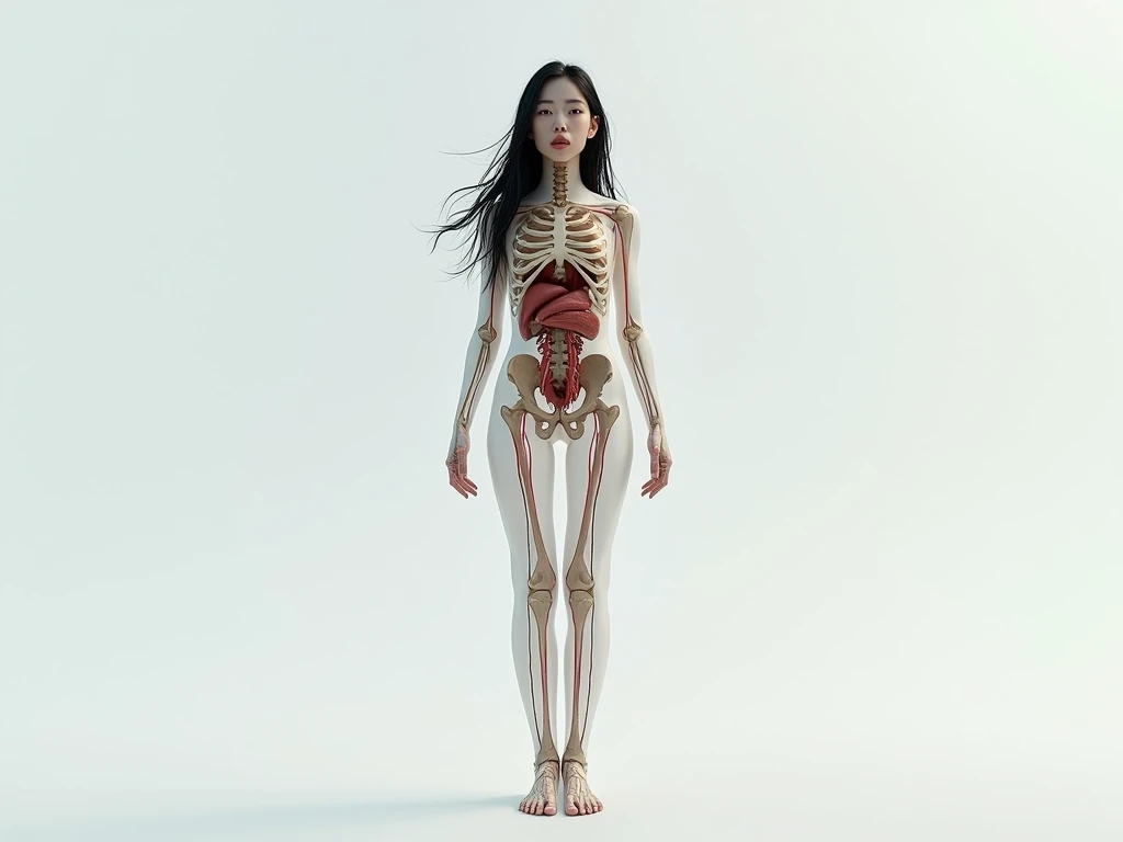 woman、cadaver、Anatomy