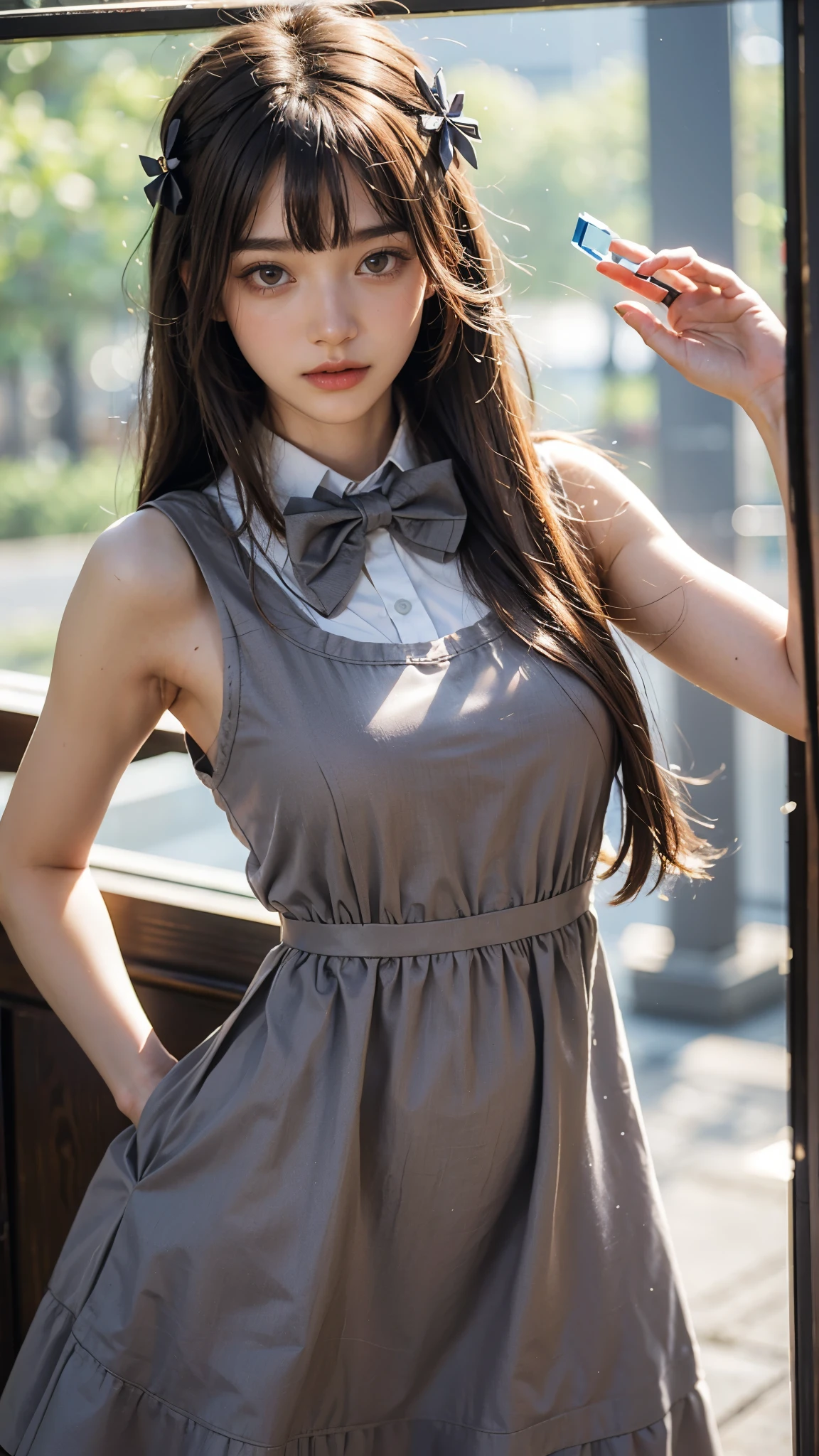 1girl,jk_lure_dress2, outdoors