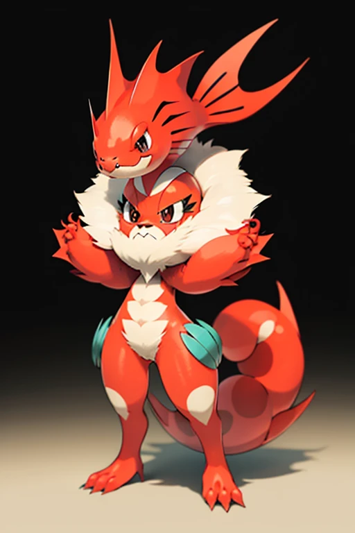 <lora:Pokeshima_Style:1>,pokeshima,1girl,solo,full body,body fur,pawpads,dragon,âââ