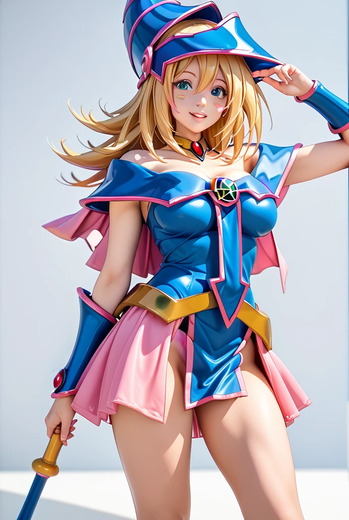 r18, Sexy, dark magician girl,(((real))), ((((show off pantie)))),14歳、((under wear model))、((足を開いて座る))