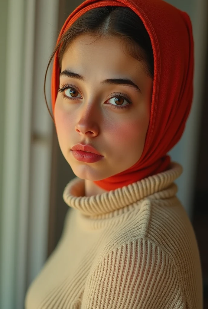 a beautiful woman, beautiful detailed eyes, beautiful detailed lips, extremely detailed eyes and face, long eyelashes, elegant feminine face, small delicate nose, glowing skin, detailed facial features, fullbody shot, high fashion pose, detailed clothing, intricate fabric textures, soft lighting, warm color palette, cinematic lighting, photorealistic, 8k, (best quality,4k,8k,highres,masterpiece:1.2),ultra-detailed,(realistic,photorealistic,photo-realistic:1.37), studio lighting, vivid colors, high-end fashion editorial