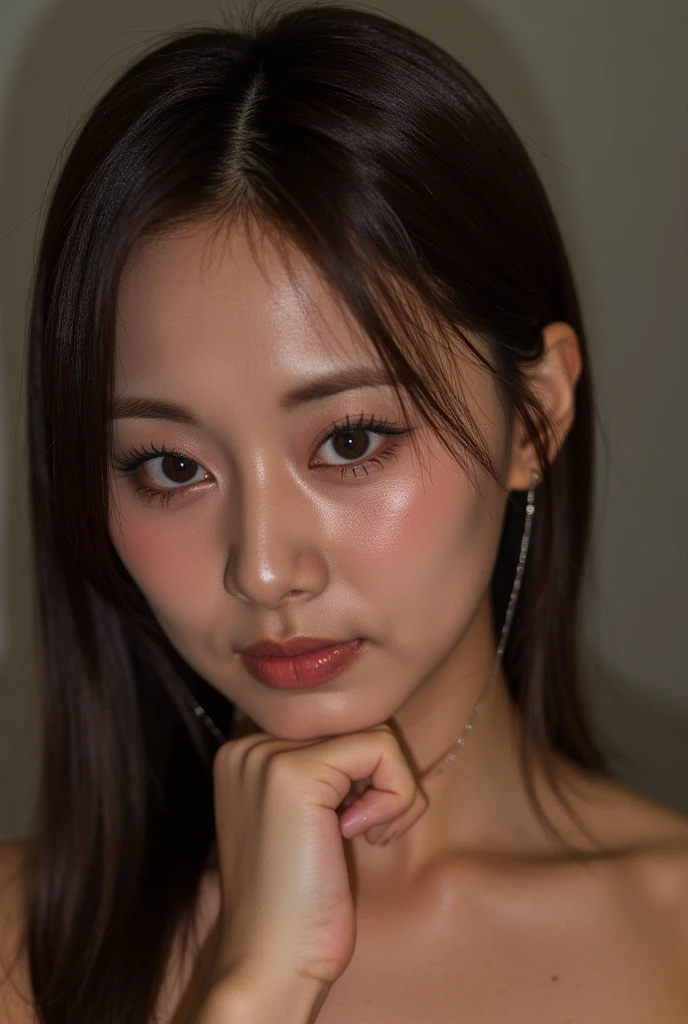 tzuyu, 19 years old
 naked, (8k, RAW photo, photorealistic:1.1), detailed face, full body,  focus 