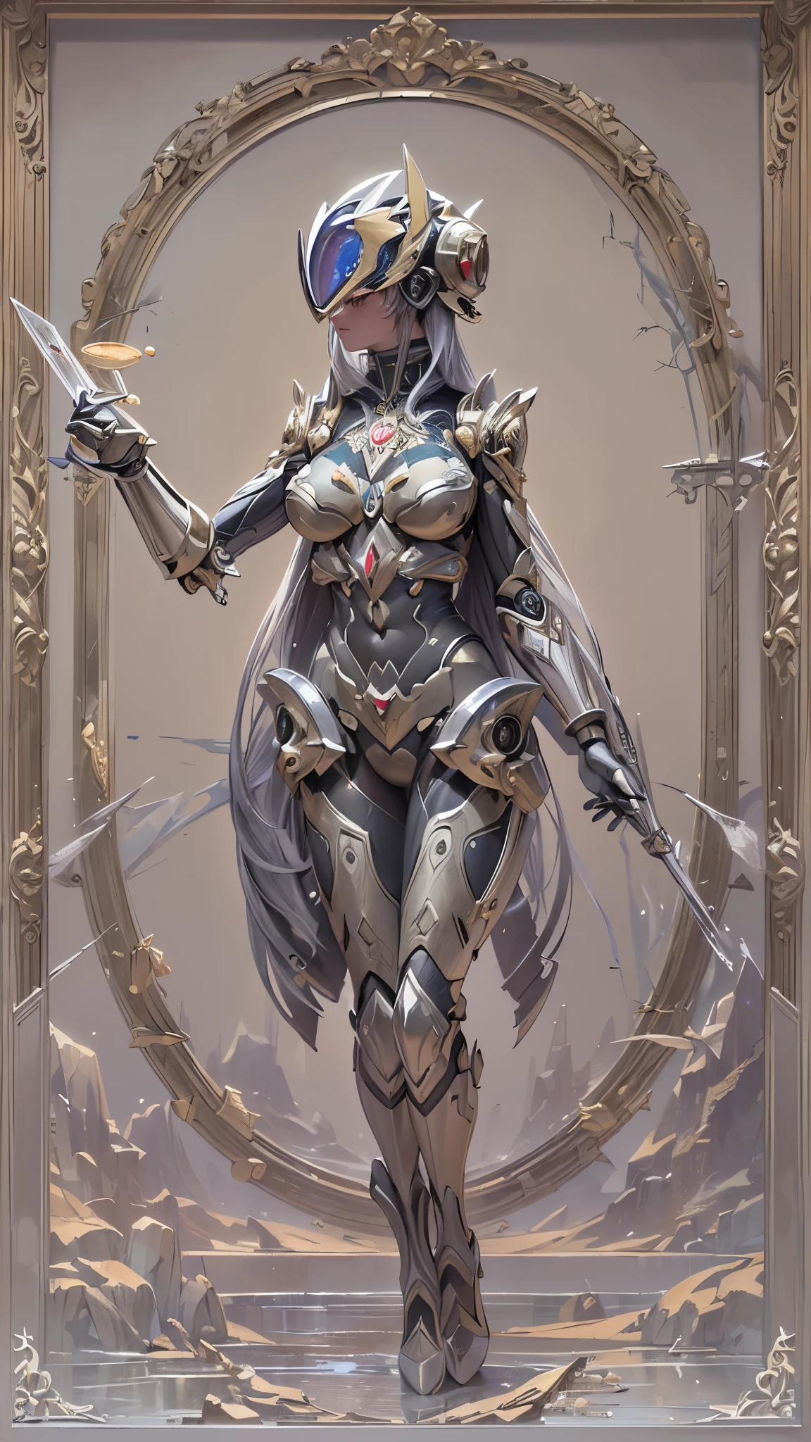 ((((Canadian armor))), (((white, red. Black armor)))), (((renegade armor))), doomxp, doomheavy,
BREAK((solo, 1girl, adorable, young female, cute girl), (full body:1.3), soft light, dynamic angle, dynamic postures, detailed shadow,)
BREAK(science fiction,robot,helmet, holding weapon, gun,standing),
BREAK(perfect(anatomy,body,face,hand,leg,foot)),
BREAK(beautiful detailed girl, glossy pink lips, Milky skin, shiny skin:1.2)
BREAK( outdoors, detailed ruin, starry sky, star, red moon, mountain, winter, night, (wide view, wide-angle lens)),
BREAK(extremely detailed, CG, 8k Amazing, finely detail, (masterpiece:2.0, best quality), (intricate details, depth of field),),
(saggy, sagging_breasts, large breasts),