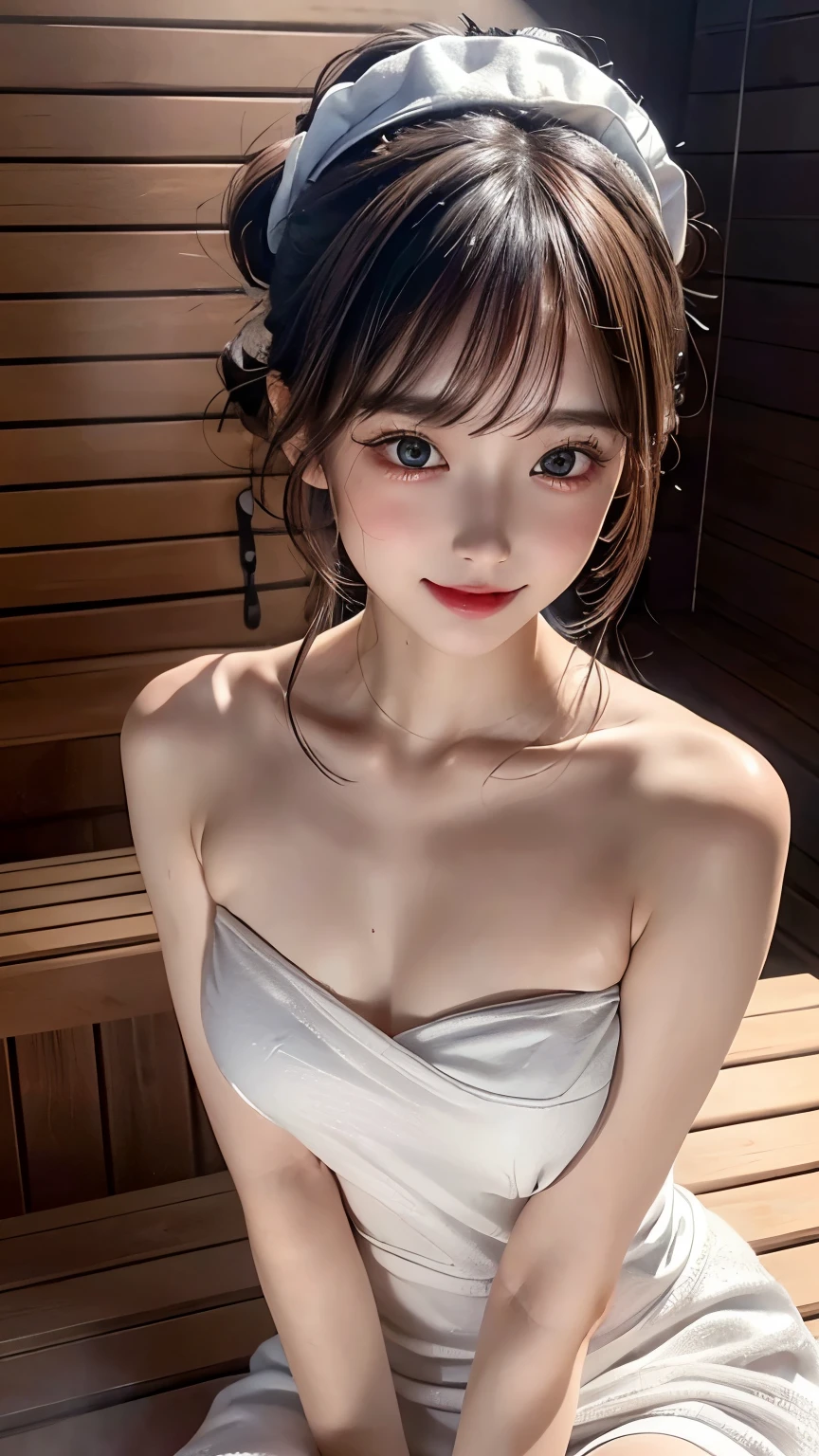 Hot spring resort,Beautiful mountains in the background々,outdoor bath、(Hot water smoke obscures vision,Steam rising in the bathtub:1.3),(rock bath:1.3),(Deep shoulder soak in the open-air bath:1,3),The upper body is naked,The perfect bandeau bra,blushed cheeks、Smile shyly、(beautiful one girl)、(pink short hair、hair pin、pony tails、Flutter、)Colossal tits、Blushed shyly、Ecstatic eyes、Every smile fascinates the audience、Look at the photographer、Skin glistening with sweat、Gaze at the viewer,a necklace、Perforated nipples、Pointy red mouth,perfect round face,,Correct body proportions,Complicated details,Very delicate and beautiful hair,Shoot real,like a dream,profesional lighting,realistic shaded,Just focus,beautiful hand,Beautiful Finger,Detailed finger features,Detailed arm functions,Detailed clothing features,Detailed hair features,detailedfacialfeatures,(On a table,top-quality,Ultra-high resolution output image,) ,(8K quality,),(Image Mode Ultra HD,)