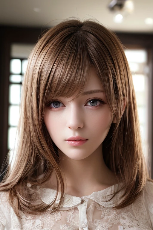 (masterpiece:1.3), (  top quality: 1.4), 
  cinematic lighting , 
( １ girls with light makeup),   beautiful face, (  realistic face), 
  beautiful hairstyle  ,
  Real Eyes ,   beautiful detailed eyes , 
(  real skin ),   Beautiful skin, 
(blouse), 
  absurd,  Charming, 
   ultra high resolution,   super real ,   very detailed, 
Golden Ratio,  

