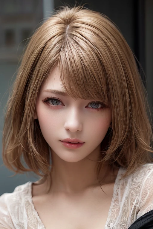 (masterpiece:1.3), (  top quality: 1.4), 
  cinematic lighting , 
( １ girls with light makeup),   beautiful face, (  realistic face), 
  beautiful hairstyle  ,
  Real Eyes ,   beautiful detailed eyes , 
(  real skin ),   Beautiful skin, 
(blouse), 
  absurd,  Charming, 
   ultra high resolution,   super real ,   very detailed, 
Golden Ratio,  

