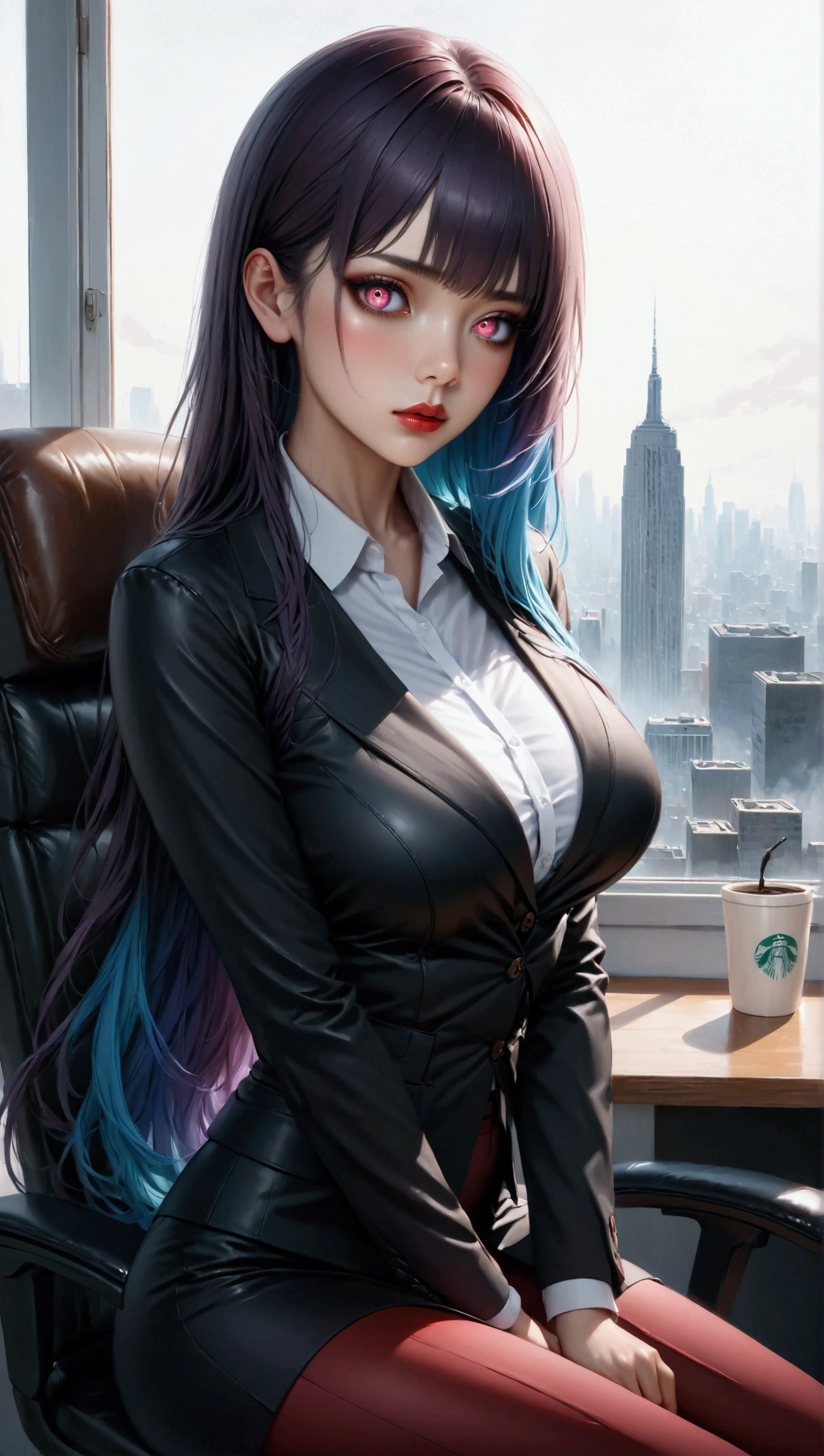 realistic art, extremely delicate and beautiful, ultra detailed, (1 beautiful 20 year old woman), blue eyes, floating, detailed light, illustration, dynamic angle, depth of field, feminine, long hair, (black and blue hair), hair multicolored, hair with blue highlights, (ponytail), headphones, makeup, braid, red lips, half-open mouth, vampire eyes, pale white skin, perfect body, perfect abdomen, perfectly round butt, (((best quality)) ), (blur background: 0.6), in a room with computers and video games, glasses, (headphones), ((black and blue sweater, underboobs)), (black and blue very short leggings), beautiful, soft lighting , (front light: 1.5), shy, choker, smile, jewelry, bracelet, earrings, accessories, (ultra high resolution, best quality), (8k, raw photo, best quality, masterpiece), technological sense, best quality, masterpiece, illustration, CG, unity, wallpaper, official art, amazing, fine details, extremely delicate and beautiful, extremely detailed, highly detailed, sharp focus, rich background, (real person, photography), (( very detailed skin)), posing at the camera, (((looking at the camera))).