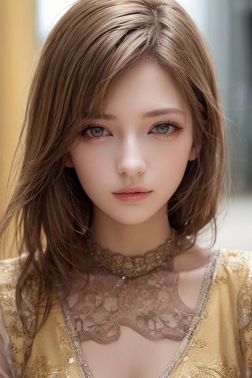 (masterpiece:1.3), (  top quality: 1.4), 
  cinematic lighting , 
( １ girls with light makeup),   beautiful face, (  realistic face), 
  beautiful hairstyle  ,
  Real Eyes ,   beautiful detailed eyes , 
(  real skin ),   Beautiful skin, 
(blouse), 
  absurd,  Charming, 
   ultra high resolution,   super real ,   very detailed, 
Golden Ratio,  

