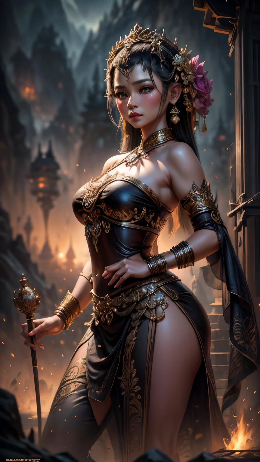 Princess::VintageArt:Nusantara Style 1965's on canvas
"detailed matte painting, deep color, fantastical, intricate detail, splash screen, complementary colors, fantasy concept art, 8k resolution trending on Artstation Unreal Engine 5"
