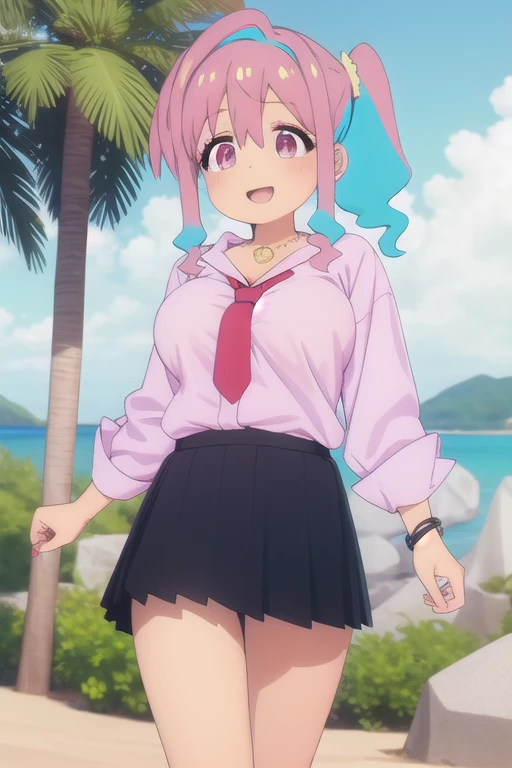 (8K),(masterpiece),(Japanese),(8-year-old girl),((Innocent look)),((Childish)),from the front,smile,cute,Innocent,Kind eyes,Plain T-shirt,Short sleeve,Blue checked long skirt,(Carrying a red backpack),Straight hair,Hair blowing in the wind,Somewhat strong wind,noon,bright,(8K、Ultra-high resolution、Highest quality、Ultra-high resolution,(Watching the audience), (((Very thick thighs))),Wide Hips, Beautiful thick thighs, Huge round ass, Beautiful huge natural breasts, (orgasm: 1.5),(Are standing/Are standing in honor),(Take off:1.5),Beautiful Hair, Beautiful Face, Beautiful and beautiful eyes, Beautiful clavicle, Beautiful body, Beautiful legs, Beautiful fingers, (Beautiful views),smile),(((No pants, Genitals are visible))),blue sky,face forward,