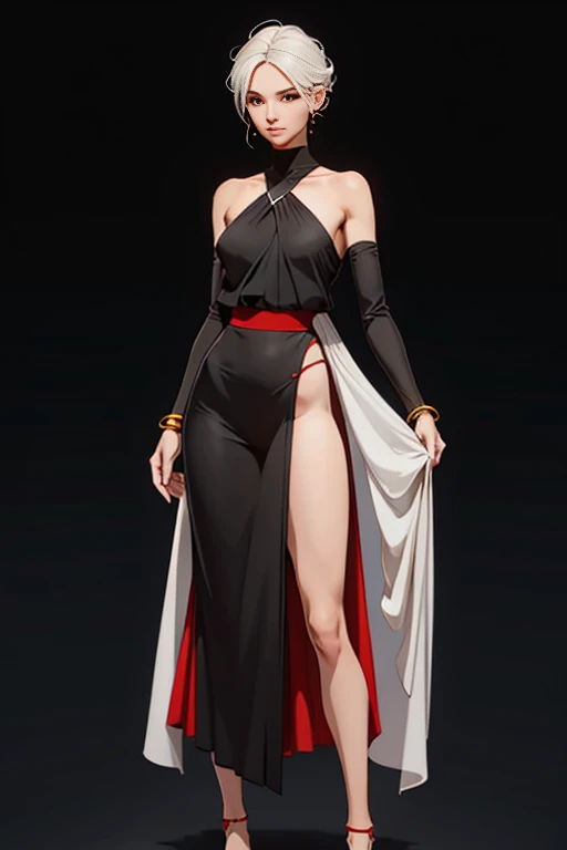 ((Лучшее качество)), ((шедевр)), (подробный), Shibari girl in full height