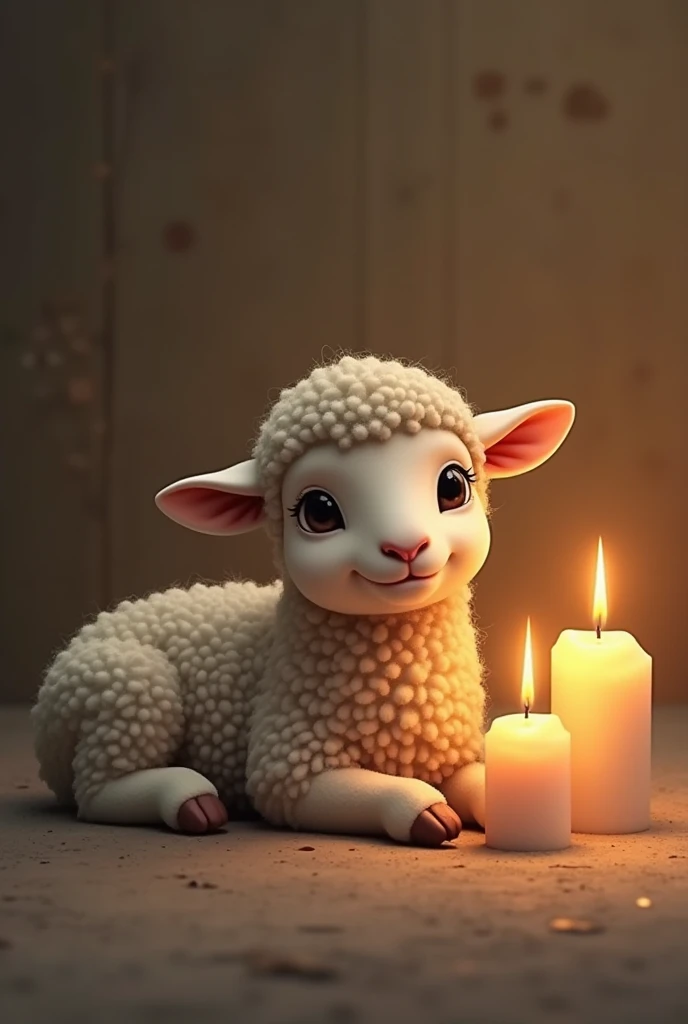 There is a sheep standing on a lamppost, Lovely数字, Lovely 3 d render, Lovely detailed digital art, Lovely digital art, Lovely! c4d, 3D rendering stylization, snow light, Stylized 3D 渲染, soft warm light, Popular topics on cgstation, Lovely发光生物, Stylized 3D, Fluffy and full of light
