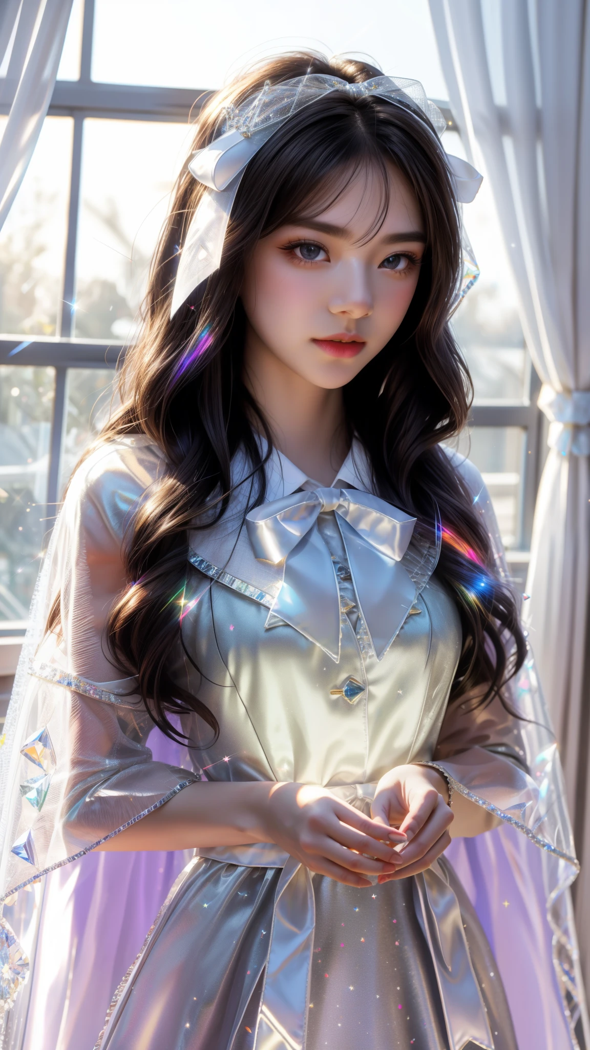 Decorated with light pastel and combined colors 