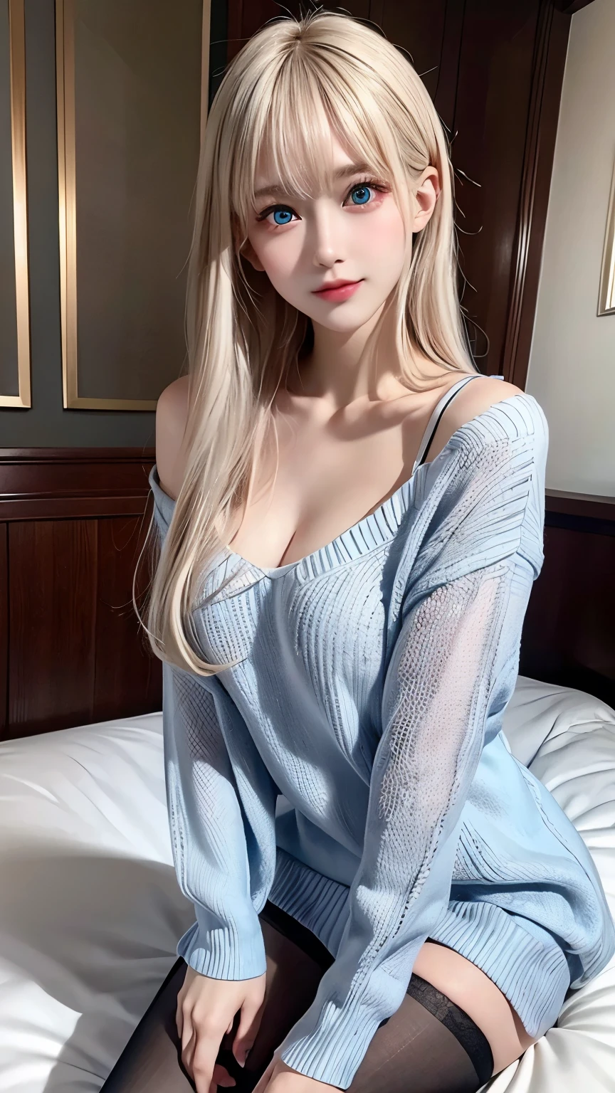 (extremely detailed CG unity 8k wallpaper), (masterpiece), (best quality), (ultra-detailed), (best illustration), (best shadow), (photorealistic:1.4), 1girl on street, Kpop idol, ((very oversize sweater, buttoned sweater, open sweater)), (grey hair:1.1), collarbone, (midel breasts:1.3), looking at viewer, smile, full body,