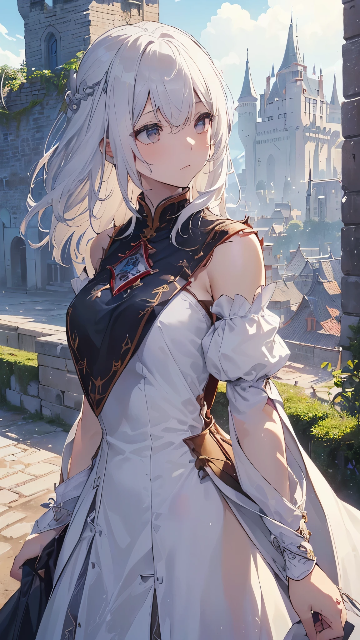 beautiful details한 소녀, clear and beautiful, glowing skin, female, no, young, 20 years, Short hair, Short hair, beautiful details glass hair, ((brilliant white, black greek costume)) beautiful details, warm face, beautiful and delicate eyes, middle 가슴, brown eyes, real skin texture, Very nice 8KCG wallpaper, Very cool 8K CG wallpaper, Watercolor (middle), female warrior, (((cat ears))), (((dark, dark Night, midnight))) (((nature background, mountain, wood))), ((outdoors)), upper body cut, Costume colors are colorful and saturated.., bright smile, calm posture, Informative pose, kindness, Subtle expressions