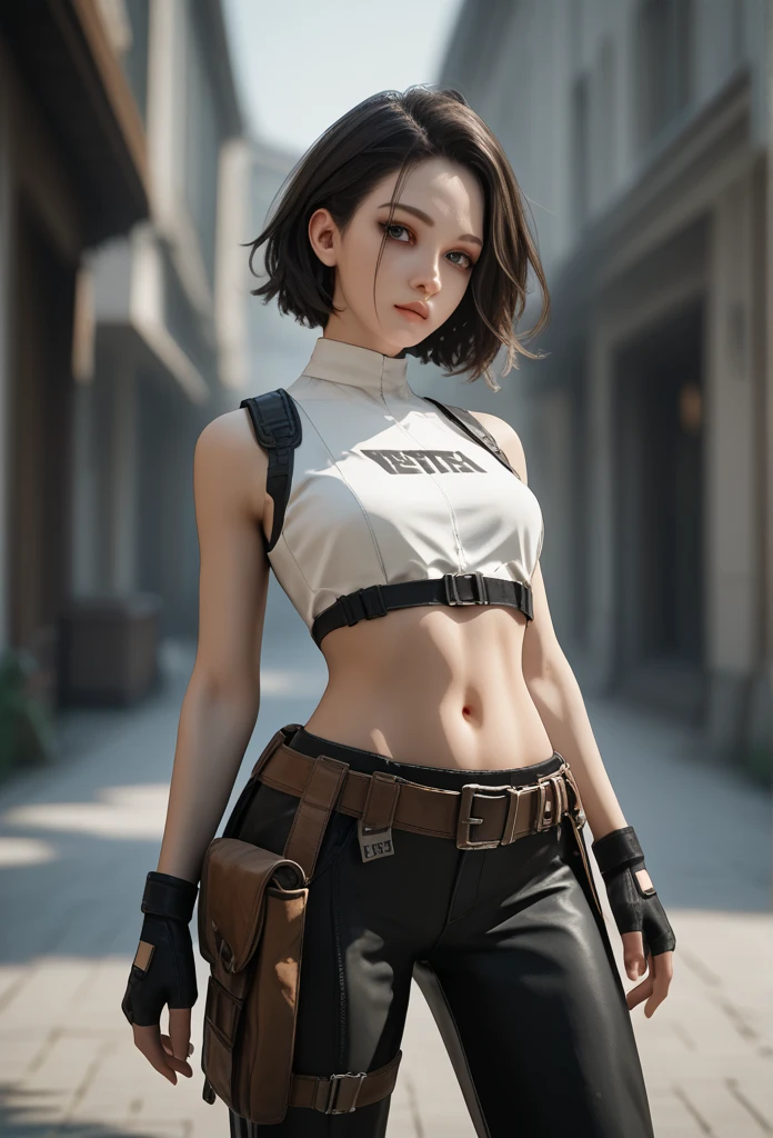 Personagem mulher estilo atompunk Fallout 4 cabelos pretos atriz Ella Purnell com marcas de guerras Imagem de desenho animado de uma mulher .Ilustracaoo estilo desenho animado, estilo de arte dos desenhos animados, estilo de arte dos desenhos animados, digital illustration style, estilo atompunk design de personagens altamente detalhado, arte digital detalhada coragem,actress Ella Purnell with black hair slim body Forest fan art, Design de cabelos pretos personagens de retrato, beautiful digital illustration, retrato de alta qualidade, Arte em quadrinhos, s . Eyelined eyes, medium bust and wonderful sexy clothes. image expression of sexual desire from waist to head illustration atompunk style Fallout 4 The perspective is from below, enfatizando a majestade e o poder da Gigante."atriz Ella Purnell cabelos pretos