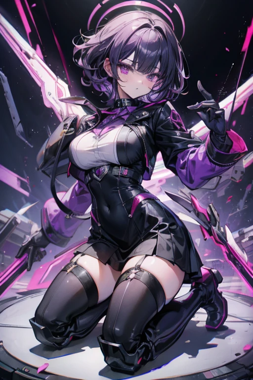 ((Best Quality)), ((Masterpiece)), Pitch Resuit, Puffy Nipple, See-through, Full Body, Squatting, Eyes Are Heart, Angle from Below, Liquid