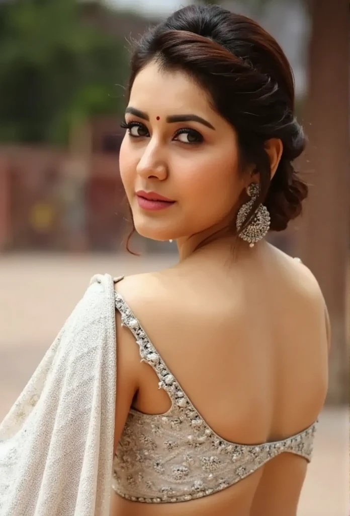 a woman wearing an open shirt with a deep plunging neckline, extremely detailed, beautiful face, striking eyes, luscious lips, intricate fabric texture, cinched waist, graceful pose, dramatic lighting, vivid colors, photorealistic, full size photo (best quality,4k,8k,highres,masterpiece:1.2),ultra-detailed,(realistic,photorealistic,photo-realistic:1.37)