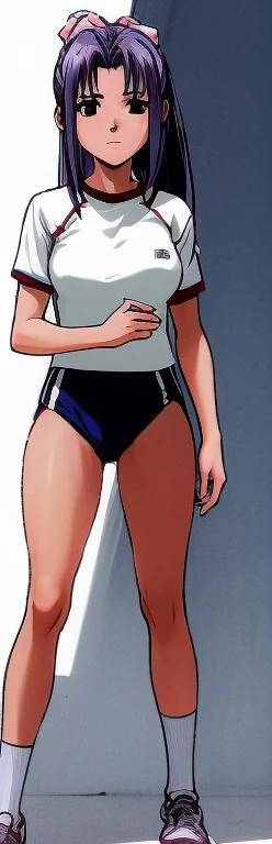 ((masterpiece, best quality)), highres, 1girl, small breasts, brown hair, blue eyes, (pale), (slutmelissa), american, sweetmelissa, melissa, (tight spandex), <lora:sweetmelissa-000005:0.4>, <lyco:GoodHands-beta2:1.0>
