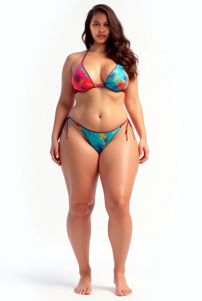 30 year old brown haired mermaid (iridescent gold fish tail (thick), bikini top (large breasts), chubby, curvy) reading a book(large) under the sea laying on a rock surrounded by tropical fish and coral.