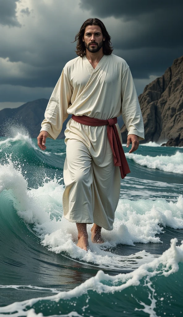 Jesus walking on the water 