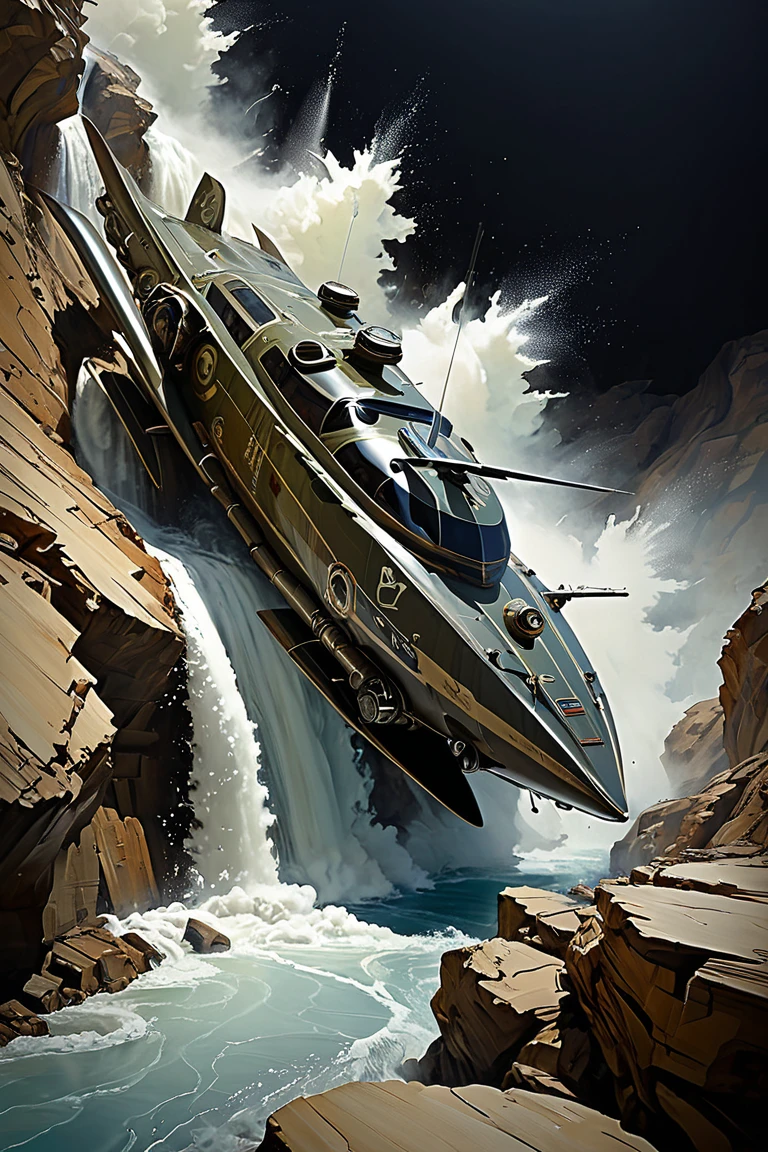 Rapid Descent, space descending rapidly, by Chris_Foss.
best quality, masterpiece, intricate details, ultra-detailed