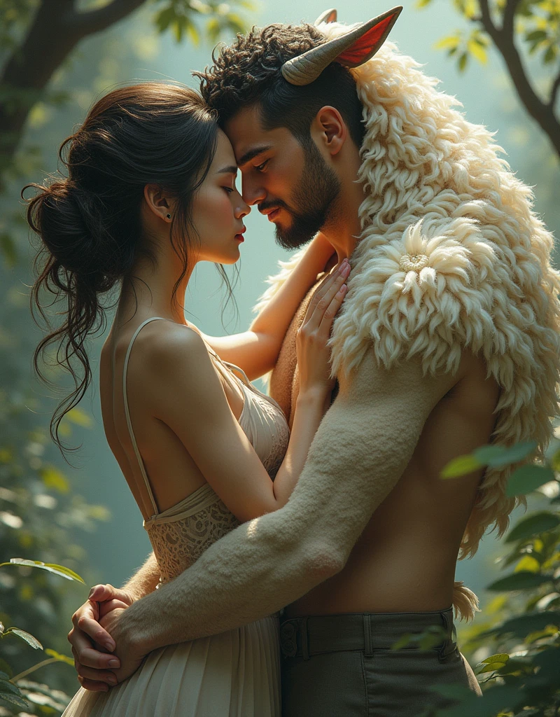 One saxsy girl and romance with dog 