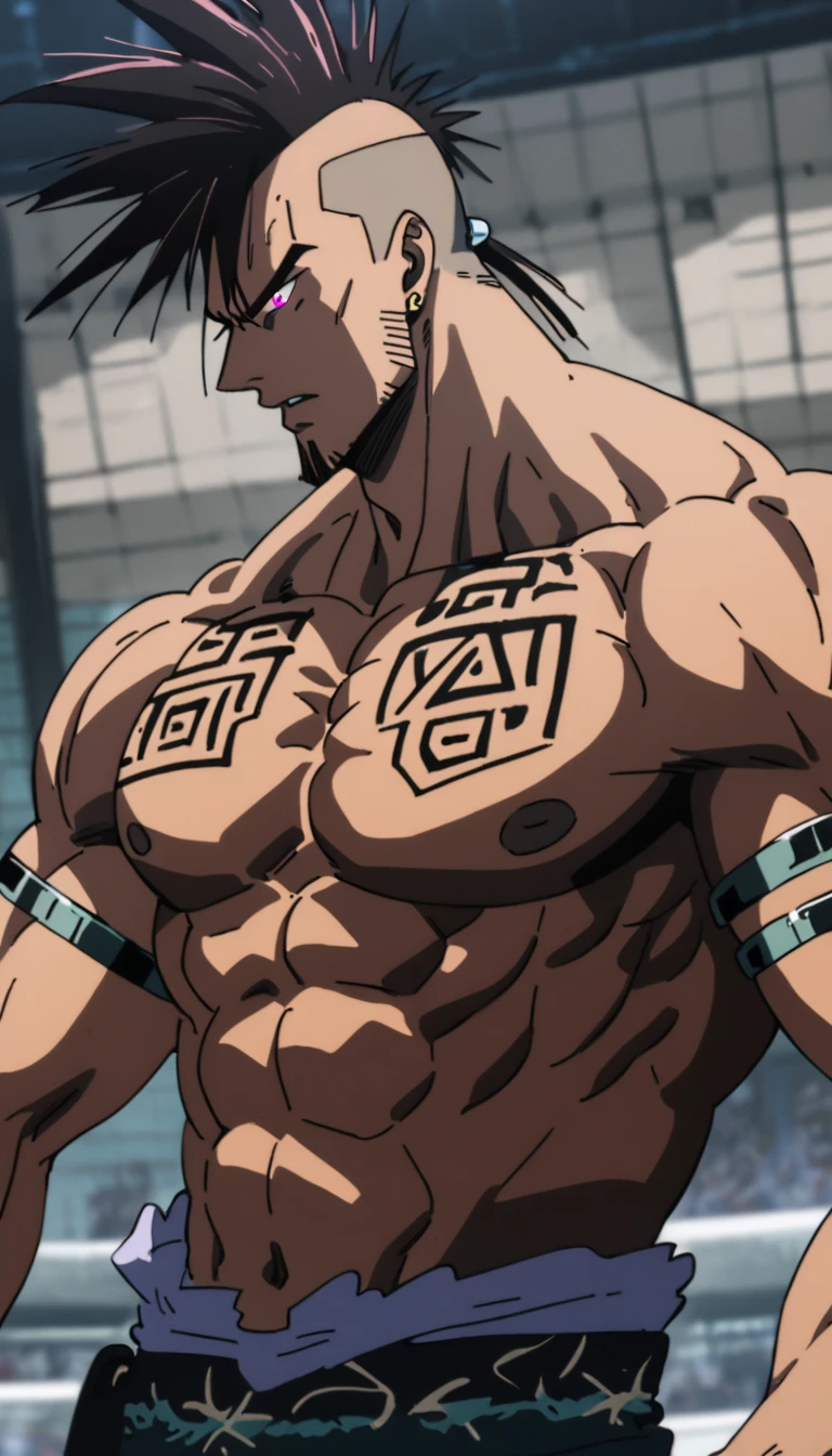 Muscular Physique Chiseled Abs Powerful Biceps Sculpted Chest V-Shaped Torso Bulging Muscles Ripped Physique