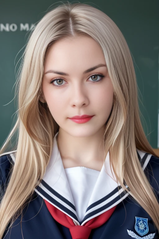((best quality, 8 thousand, masterpiece:1.4)), (20 year old woman), ((very small face:1.3)), (sagging breasts:1.4), Highly detailed face and skin textures, detailed eyes, Italian woman, (blonde wavy very long hair:1.3), ((beautiful body:1.3)), (slim waist), ((student uniform:1.4)), unbuttoned top, cleavage, (In a spacious and comfortable school playground), bright smile, (Extremely sagging breasts:1.4), pretty legs, spread legs