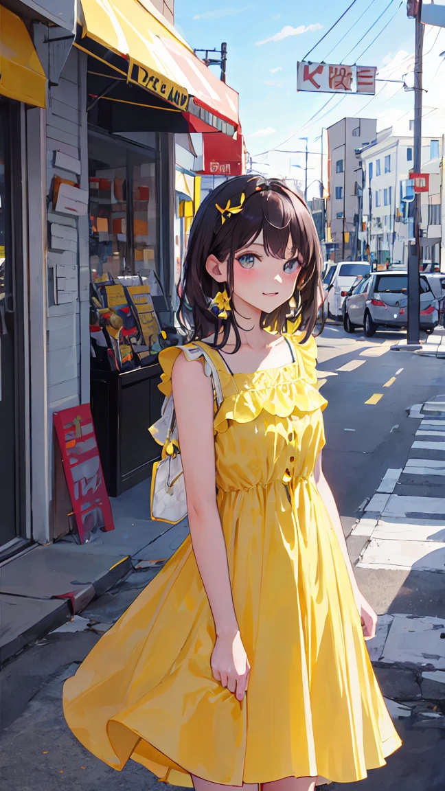 Yellow dress