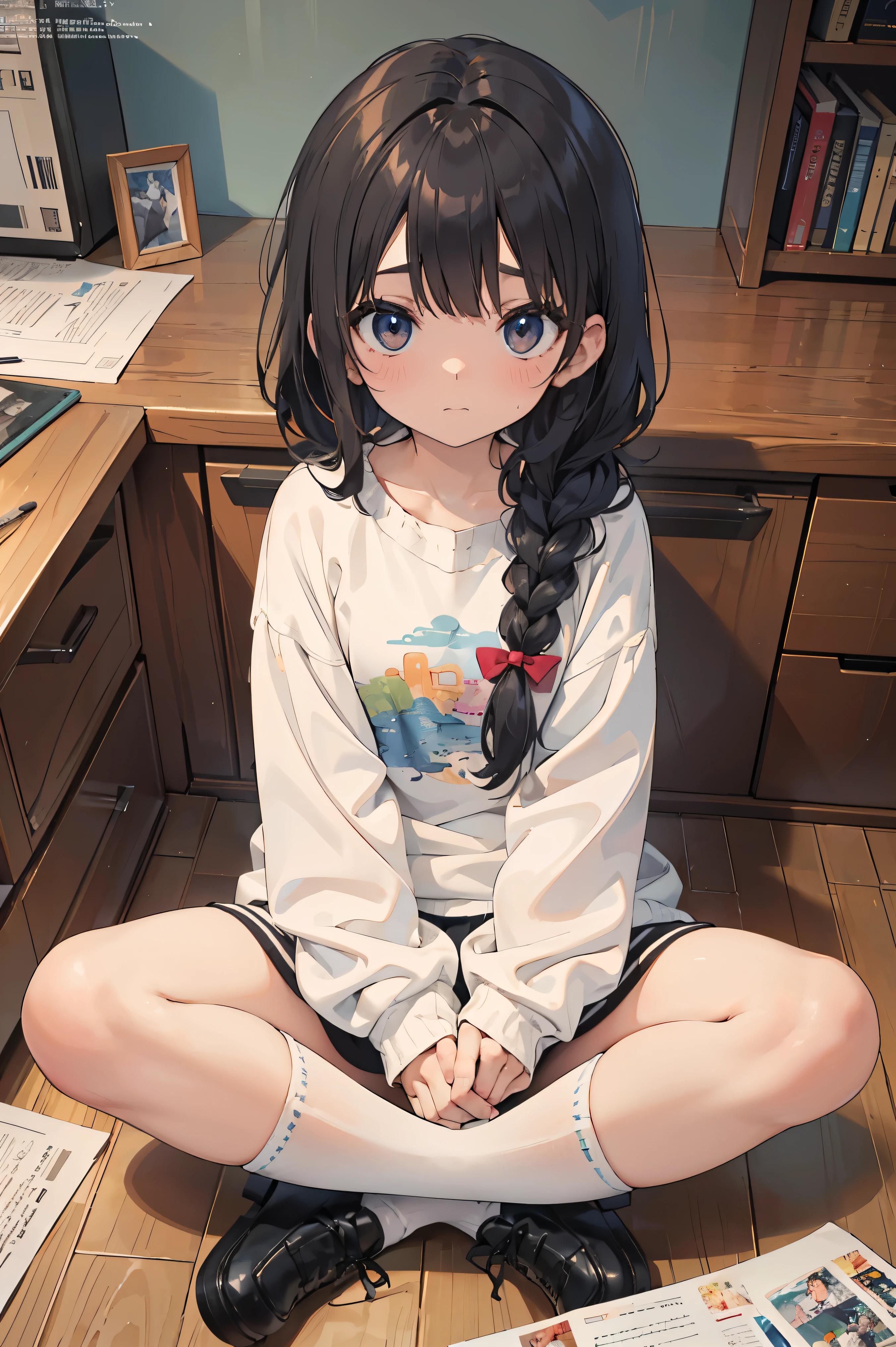 CR1.3, nsfw , photo of 21 years old busty girl, (light skin:1.25) , Tall body, (Periwinkle Fishtail braid haircut:1.2), 1girl, (Crossed arm pose shaping a heart:1.3), Pink long Skinny pants, White linen Hoodie, at public library study session, studious atmosphere, books galore, quiet concentration , RAW photo, high quality, 35mm photograph, film grain, bokeh, professional, 4k, highly detailed, golden hour, prime lens, manual focus, tripod, polarizer filter, long exposure, high dynamic range (hdr), color grading, depth of field, bracketing, manual settings, filters, composition rules, high-resolution sensor, image stabilization, remote shutter release, lens quality, color depth, calibrated monitor, advanced post-processing <lora:nsfw0.2:0.3> <lora:epiCRealismHelper:0.6> <lora:epiCRealLife:0.4> <lora:more_details:0.5> <lora:epi_noiseoffset2:1>