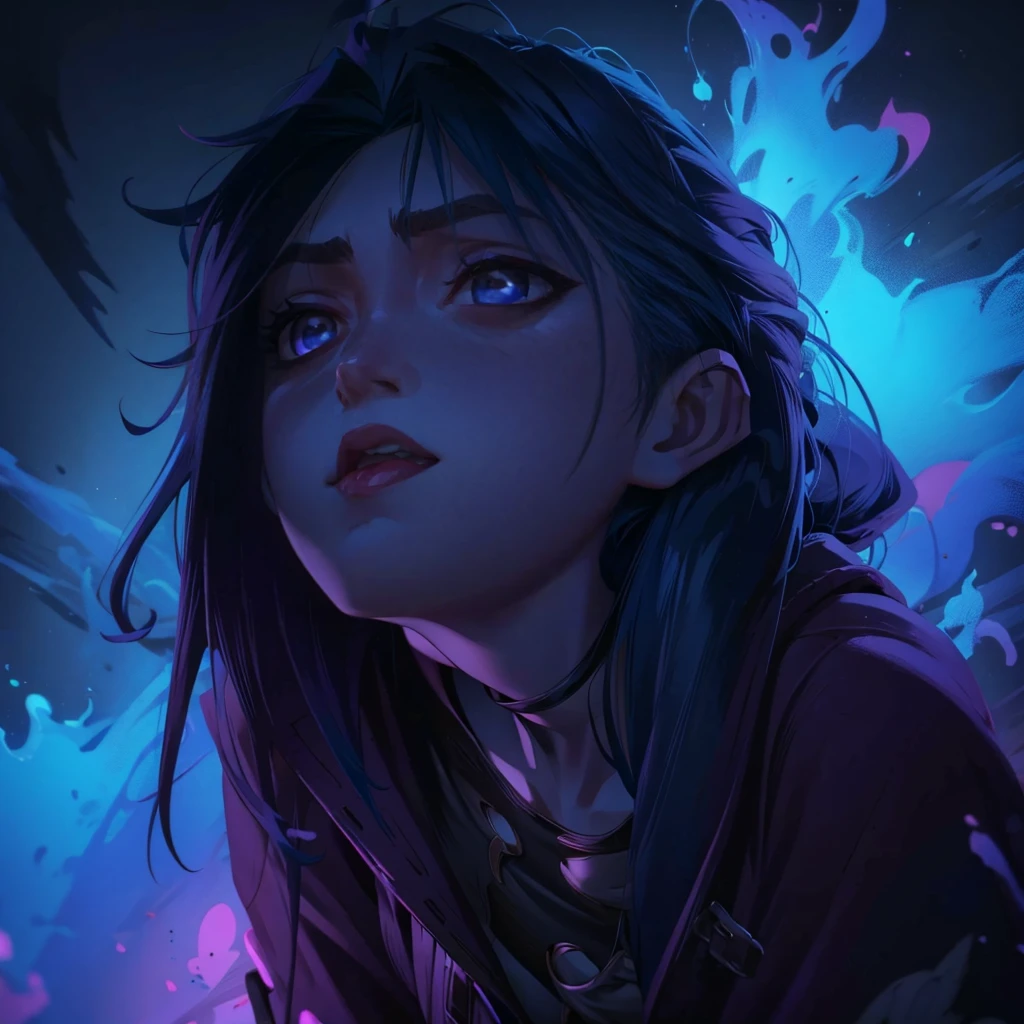 girl, jinx, attractive, 8k quality, best quality, clean, masterpiece